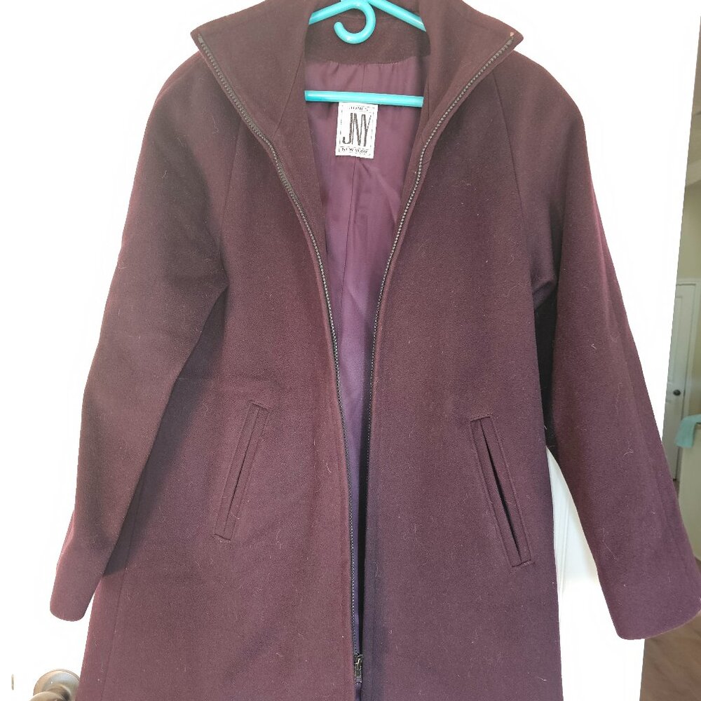 Jones New York Purple Wool Jacket Size 12